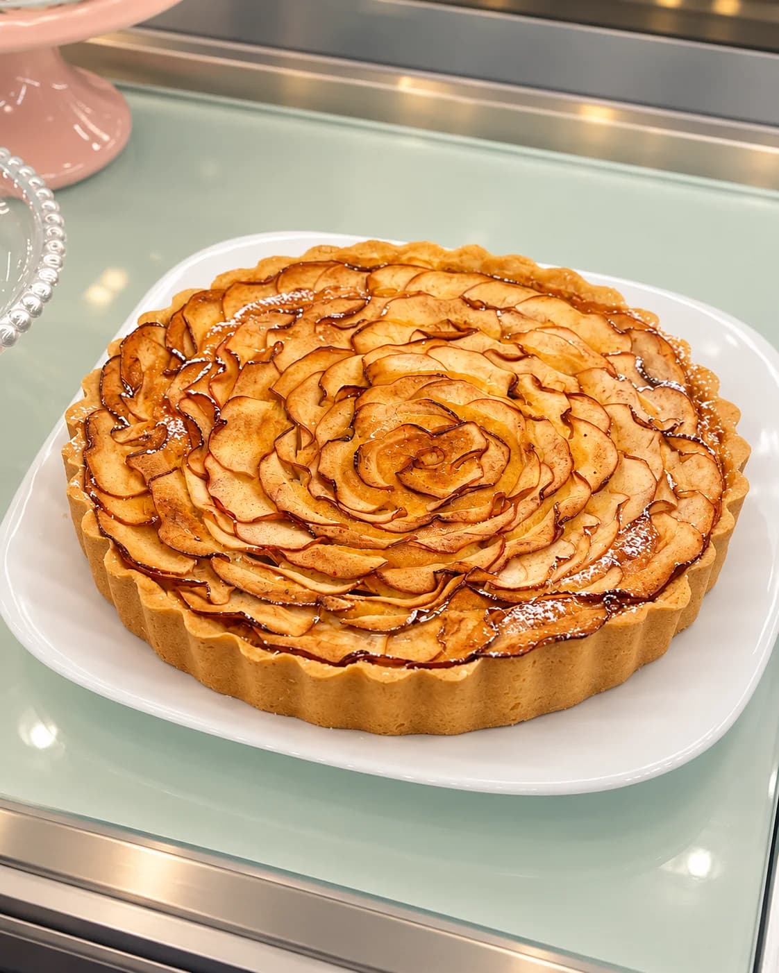 Torta de maçã artesanal
