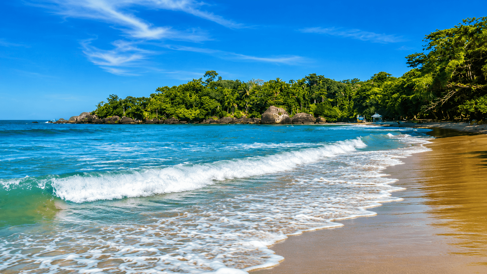 Praia do Félix, em Ubatuba